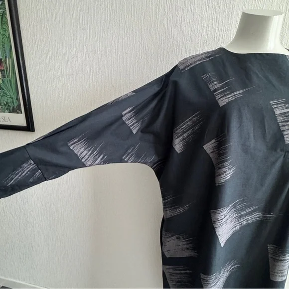 Vintage RARE Marimekko 80s Abstract Print Dress - Picture 7 of 13